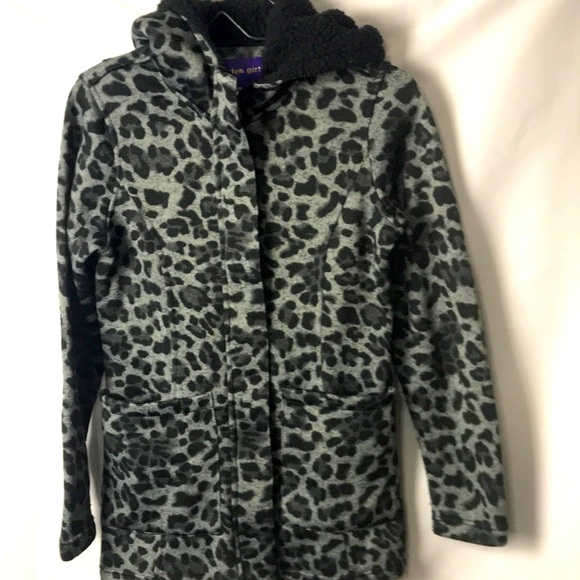 Madden Girl Jackets & Blazers - MADDEN GIRL WOMENS SIZE MEDIUM   BLACK AND GRAY ANIMAL PRINT JACKET